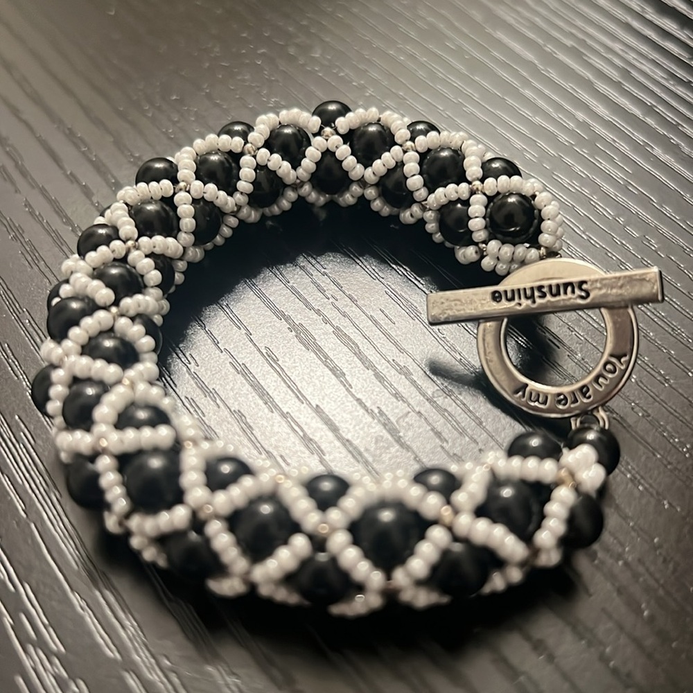 NEW Handmade Bracelet ,Toggle Clasp 7 ”